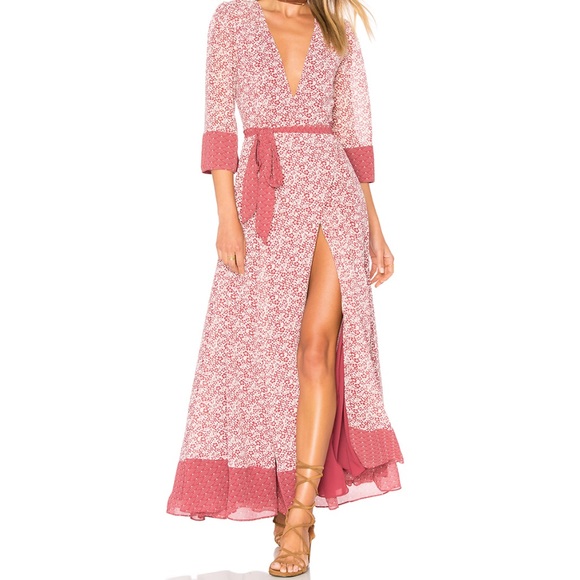 Tularosa Dresses & Skirts - Tularosa • Jolene Wrap Maxi Dress